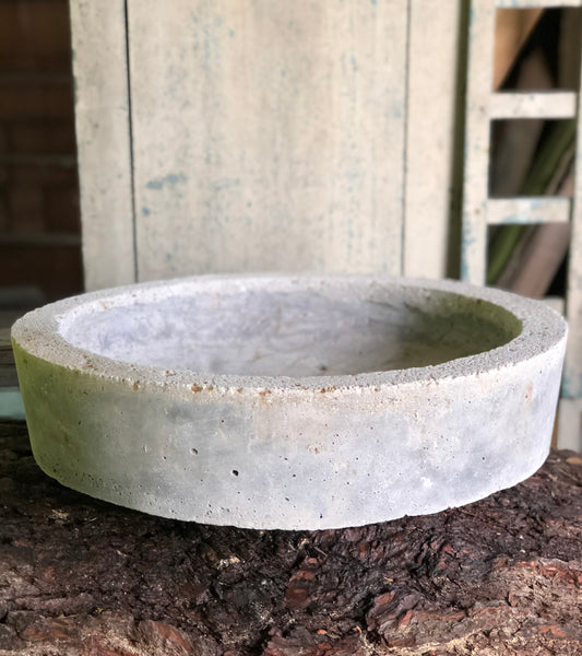 Tapered Low Planter - Charcoal