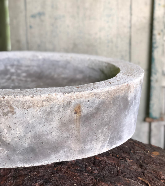 Tapered Low Planter - Charcoal