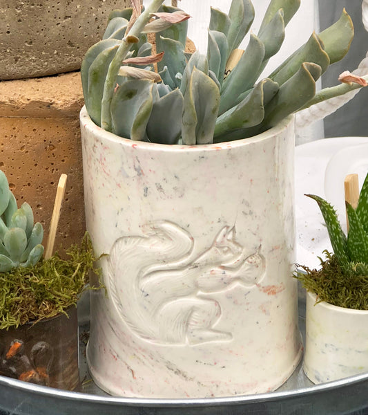 Bandit Squirrel Marbled Vessel