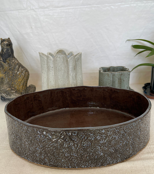 XL Oval Low Vase
