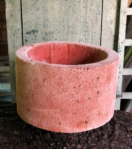 X-Large Red Cylinder Planter